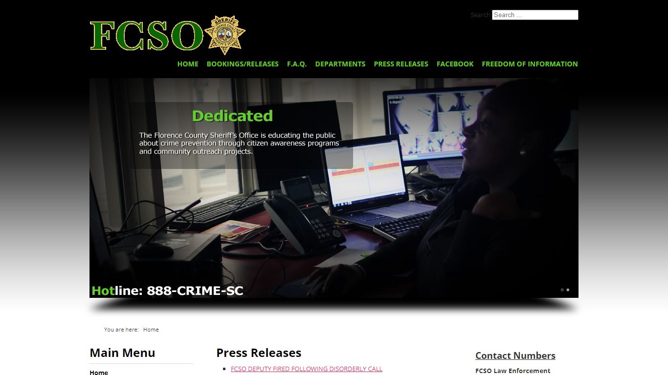 Bookings/Releases - fcso.org